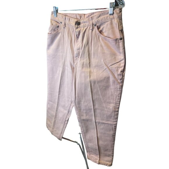 Chic by HIS Light Pink Denim Cropped Denim Pants Sz 14 - Picture 3 of 7